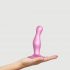 Strap-on-me Curvy S - banguotas, prisegamas dildo (rožinis) 