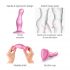 Strap-on-me Curvy S - banguotas, prisegamas dildo (rožinis) 