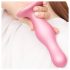 Strap-on-me Curvy S - banguotas, prisegamas dildo (rožinis) 