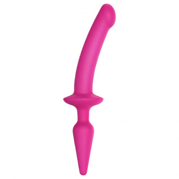 Strap-on-me Swith Pusiau Realistiškas S - 2in1 silikoninis dildo (rožinis) 