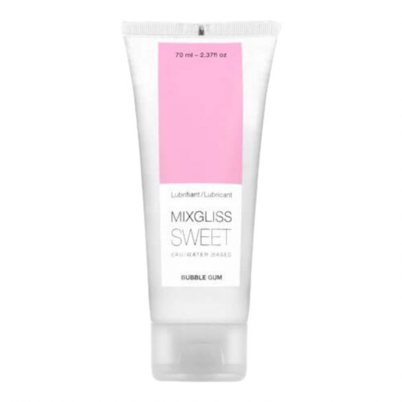 Mixgliss Sweet Bubble Gum - vandens pagrindo lubrikantas - kramtomoji guma (70ml) 