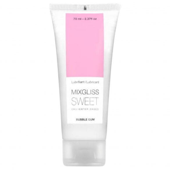 Mixgliss Sweet Bubble Gum - vandens pagrindo lubrikantas - kramtomoji guma (70ml) 