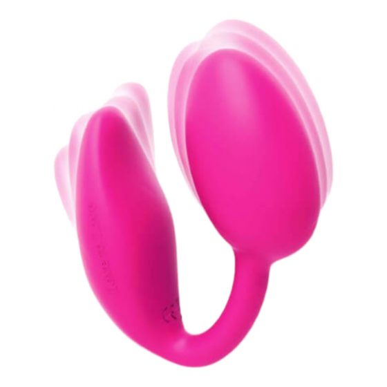 Love to Love Wonderlove - įkraunamas, belaidis 2in1 klitorio vibratorius (rožinis)