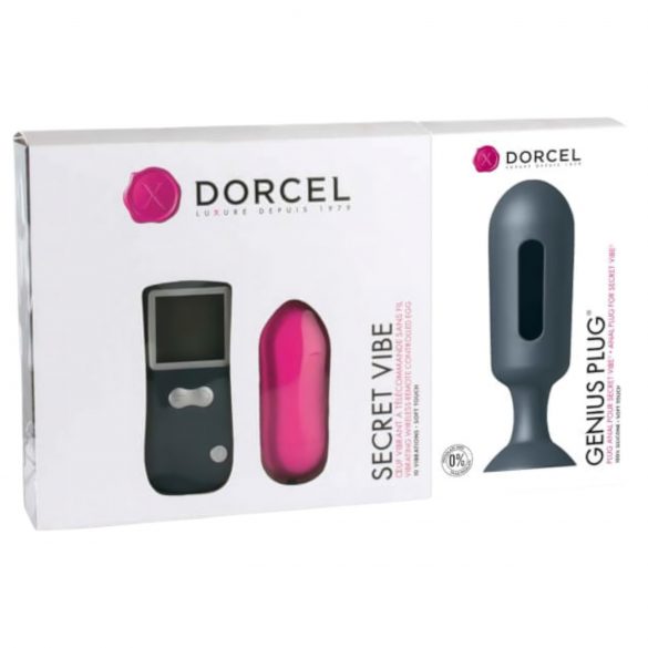 Dorcel Secret Vibe - belaidis vibracijos kiaušinėlių rinkinys (2 dalių) 