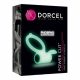 Dorcel - fosforescuojantis vibruojantis penio žiedas (baltas) 