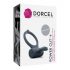 Dorcel Power Clit Plus - akumuliatorinis, vibruojantis penio žiedas (juodas) 