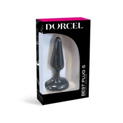   Dorcel Best Plug S - mažas silikoninis pilkasis analinis kaištis