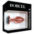 Dorcel Diamond Plug S - aliuminio analinis kaištis - mažas (rožinis auksas)