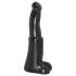 AnimHole Jautis - Buliaus Varpos Dildo - 25cm (juodas) 