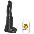 AnimHole Bull - bulius varpos dildo - 25 cm (juodas)