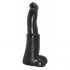 AnimHole Jautis - Buliaus Varpos Dildo - 25cm (juodas) 