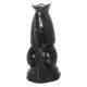 AnimHole Vilkas - vilko varpa dildo - 21cm (juoda) 