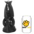 AnimHole Wolf - vilko penio dildo - 21 cm (juodas)