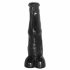 AnimHole Lokys - lokio penis formos dildo - 32cm (juoda) 