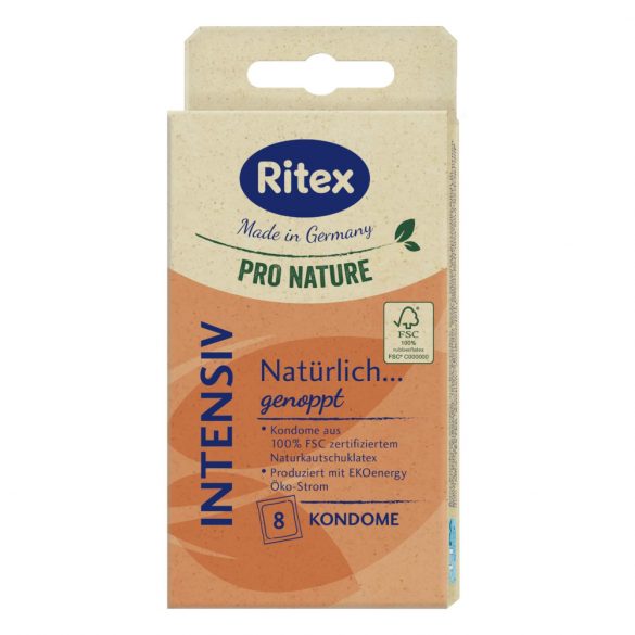 RITEX Pro Nature Intensyvus - prezervatyvai (8 vnt.)