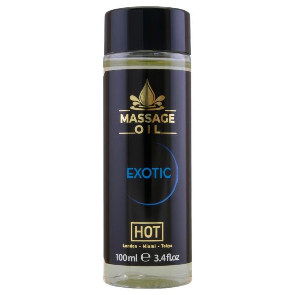 HOT odos priežiūros masažo aliejus - egzotiškas (100ml) 