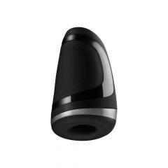  Satisfyer Vyras Šildoma Vibracija - akumuliatorinis, šildomas varpos vibratoriumas (juodas)