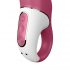 Satisfyer Petting Hippo - įkraunamas, atsparus vandeniui vibratorius (magenta) 