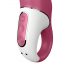 Satisfyer Petting Hippo - įkraunamas, atsparus vandeniui vibratorius (magenta)