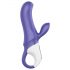 Satisfyer Magic Bunny: vandeniui atsparus, įkraunamas vibratorius su klitorio atšaka (mėlynas)