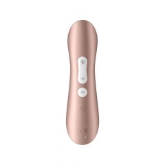  Satisfyer Pro 2+ - įkraunamas klitorio stimuliatorius vibruojantis (rudas)