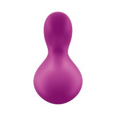   Satisfyer Viva la Vulva 3 - įkraunamas vandeniui atsparus klitorio vibratoriaus (violetinis)