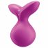 Satisfyer Viva la Vulva 3 - įkraunamas, vandeniui atsparus klitorio vibratorius (violetinis)