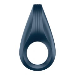   Satisfyer Rocket Ring - atsparus vandeniui, vibruojantis varpos žiedas (mėlynas)