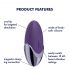 Satisfyer Purple Pleasure - akumuliatorinis klitorio vibratorius (violetinis) 