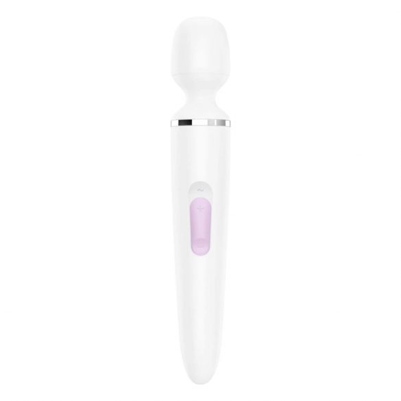 Satisfyer Wand-er Woman - atsparus vandeniui masažuoklis vibratorius (baltas) 