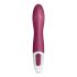 Satisfyer Big Heat - įkraunamas, šildantis G-taško vibratorius (raudonas) 