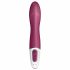 Satisfyer Big Heat - įkraunamas, šildantis G-taško vibratorius (raudonas) 