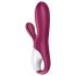 Satisfyer Hot Bunny - išmanusis klitorio šakelės šildantis vibratorius (raudonas)