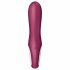 Satisfyer Hot Bunny - išmanusis šildantis vibratorius su klitorio rankenėle (raudonas) 