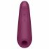 Satisfyer Curvy 1+ - išmanus oro bangų klitorio stimuliatorius (raudonas) 