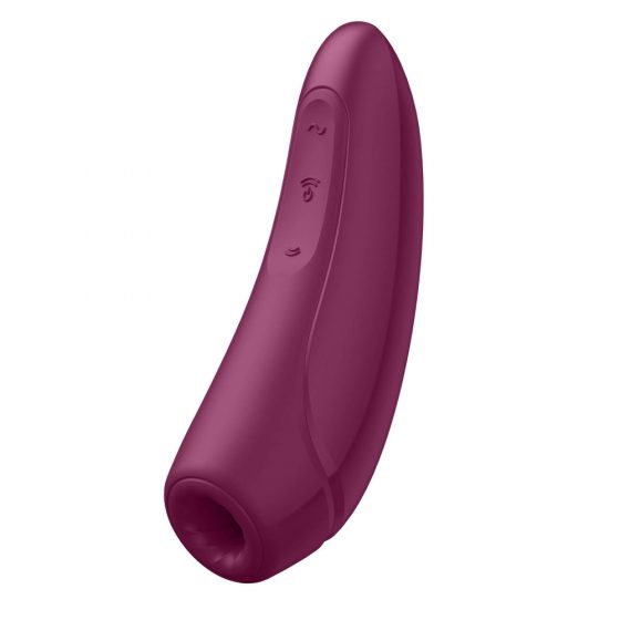 Satisfyer Curvy 1+ - išmanus oro bangų klitorio stimuliatorius (raudonas)