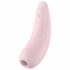 Satisfyer Curvy 2+ - išmanusis akumuliatoriaus oro bangų klitorio stimuliatorius vibratorius (rožinis) 