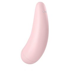   Satisfyer Curvy 2+ - išmanusis akumuliatoriaus oro bangų klitorio stimuliatorius vibratorius (rožinis)