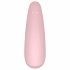 Satisfyer Curvy 2+ - išmanusis akumuliatoriaus oro bangų klitorio stimuliatorius vibratorius (rožinis) 