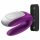 Satisfyer Double Fun - išmanusis porų vibratorius (violetinis)