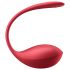 Satisfyer Shiny Petal - radijo bangomis valdomas vibruojantis kiaušinis (raudonas)