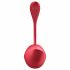 Satisfyer Shiny Petal - radijo bangomis valdomas vibruojantis kiaušinis (raudonas)