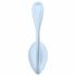 Satisfyer Smooth Petal - išmanusis vibro kiaušinis (mėlyna) 