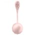 Satisfyer Ribbed Petal - radijo bangomis valdomas vibruojantis kiaušinis (rožinis)