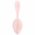 Satisfyer Ribbed Petal - Radio-Controlled Vibrating Egg (Pink) 