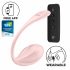 Satisfyer Ribbed Petal - Radio-Controlled Vibrating Egg (Pink) 