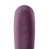 Satisfyer Dual Kiss - 2in1, įkraunamas vaginalinis ir klitorio vibratorius (violetinės spalvos)