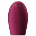 Satisfyer Dual Crush - akumuliatorinis makšties ir klitorio vibratorius (raudonas) 