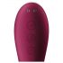 Satisfyer Dual Crush - akumuliatorinis vaginalinis ir klitorio vibratorius (raudonas)