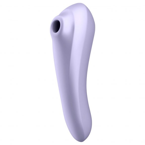 Satisfyer Dual Pleasure - vandeniui atsparus vaginalinis ir klitorio vibratorius (violetinis) 